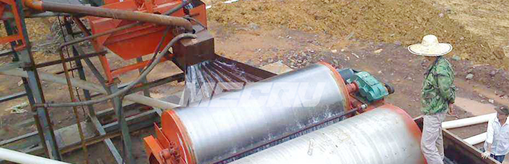 Пример магнитной сепарации марганцевой руды в Пакистане